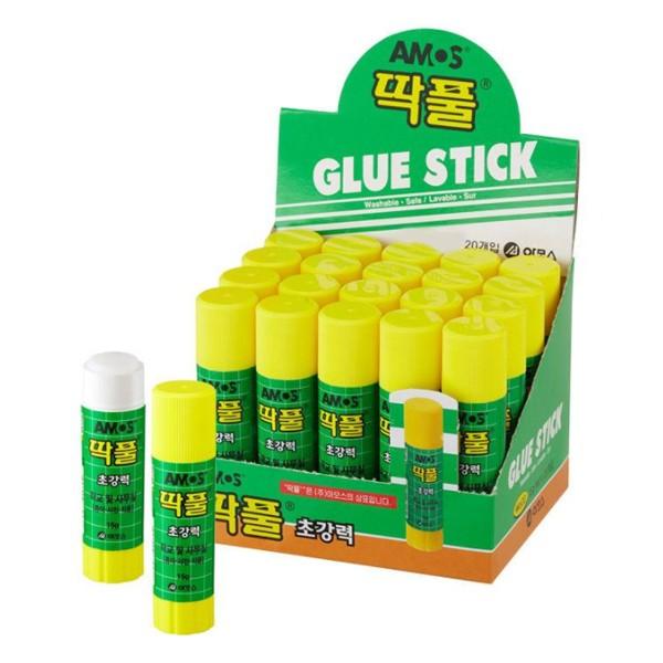 아모스 초강력 고체풀 딱풀 15g (20개입)
