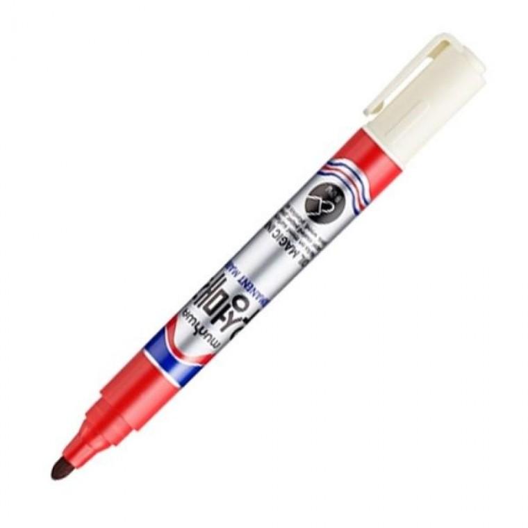 문화)유성매직(적색)-다스(12개입)