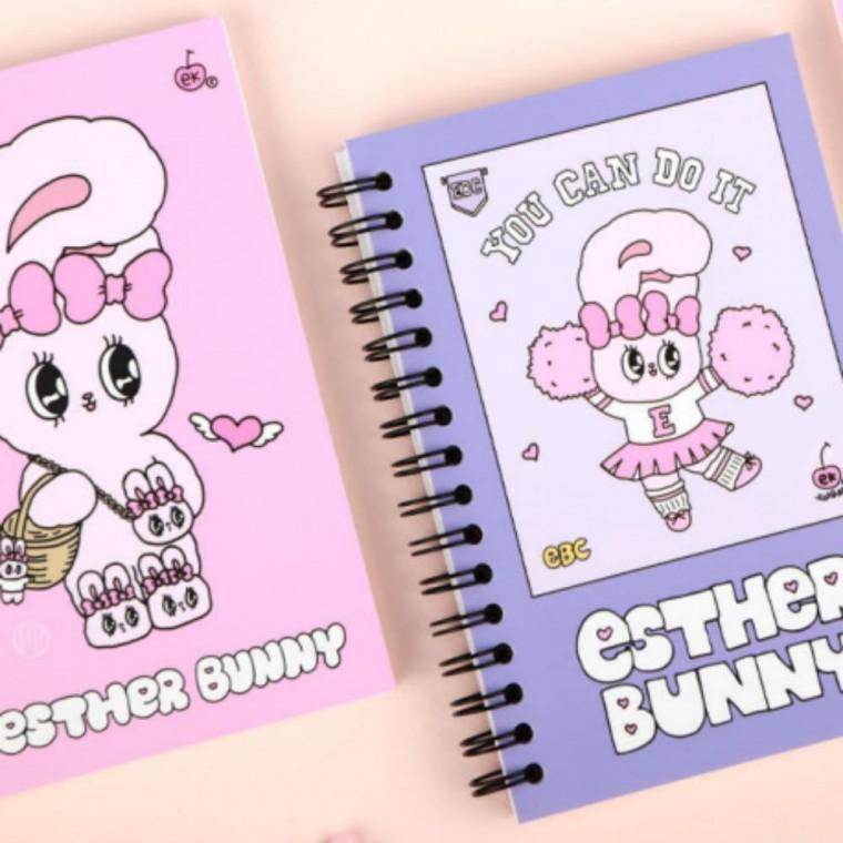 에스더버니 좌철 미니 학생 포켓 스트링 공책 노트 수첩