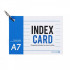 유선 인덱스카드 A7 암기 단어장 링 포함 메모 카드 학습용 사무 문구