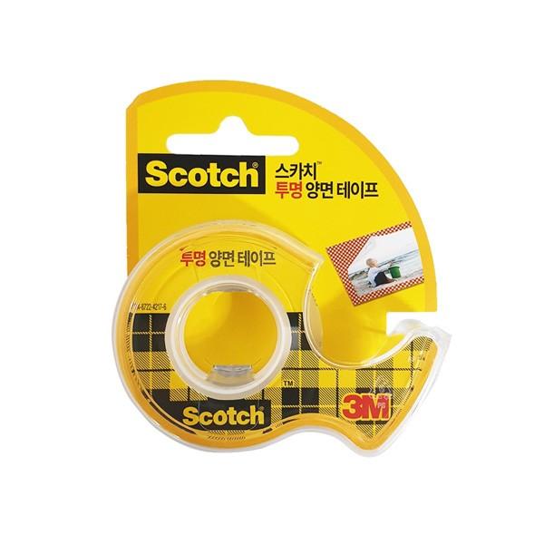 스카치 136 투명 양면 테이프 12mm x 6.35m