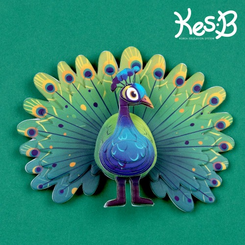 팝피입체만들기공작새