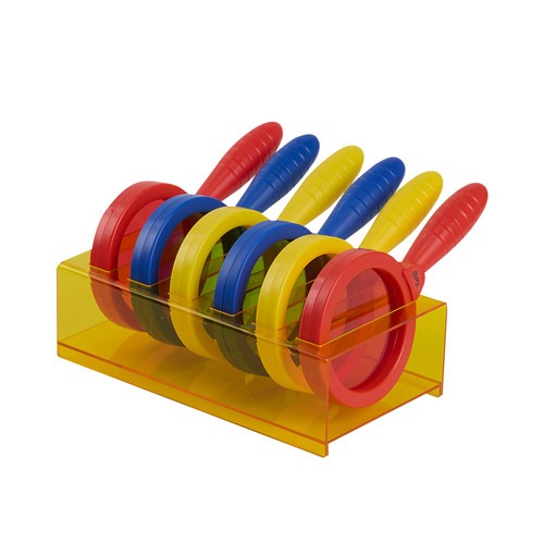 색깔돋보기6종+거치대세트