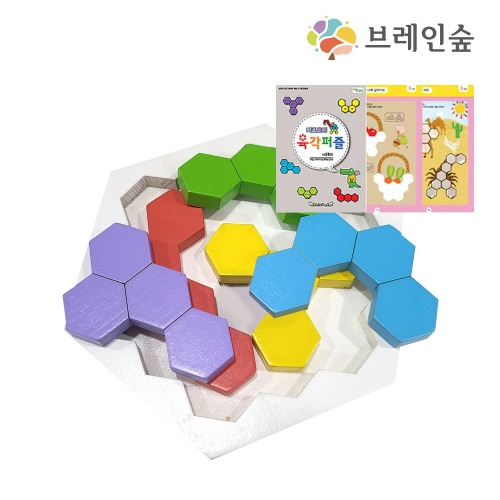 원목육각퍼즐세트