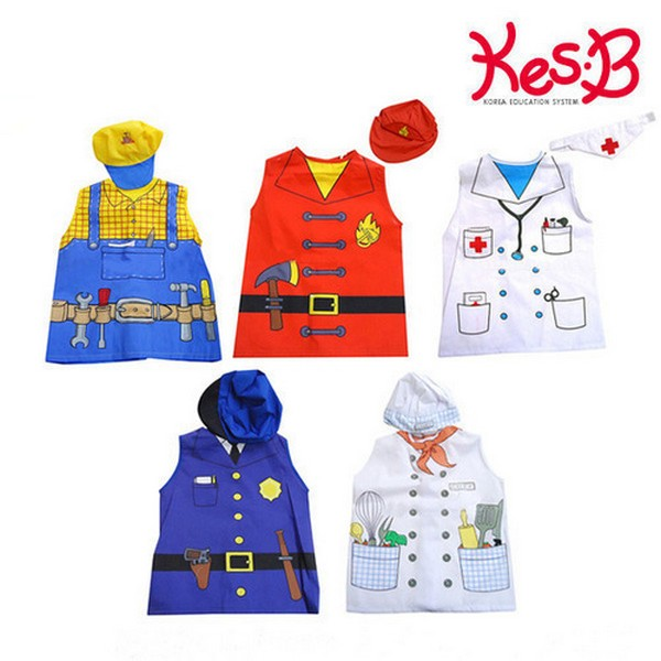 역할놀이의상/조끼5종세트/KBP1375set/CS