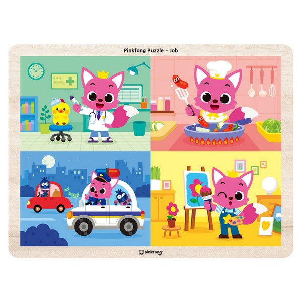 핑크퐁/원목직업퍼즐/24pcs/P006