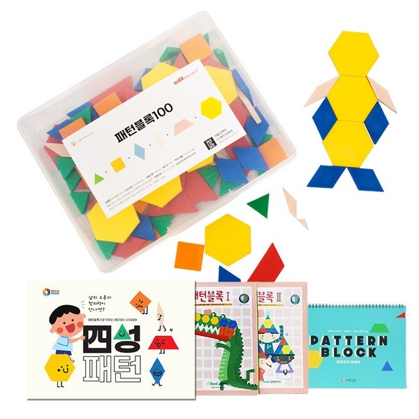 패턴블럭한자놀이40/패턴블럭한자놀이풀세트/WD