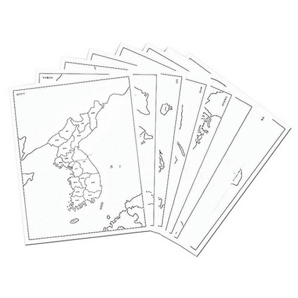 흑백지도정정판