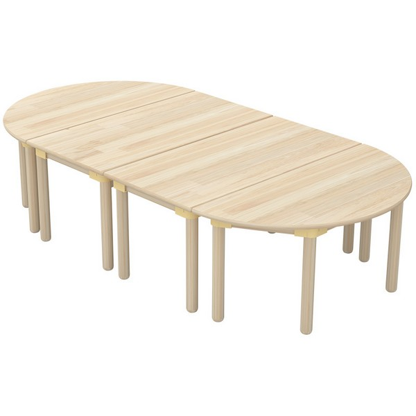 고무나무책상/캡형/대/H54.3cm/4개1세트