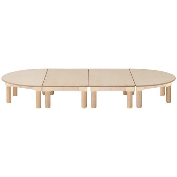 자작합판책상/H20cm/4개1조세트