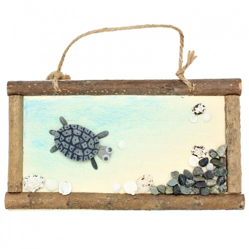 에코데코스톤액자만들기-바다거북이