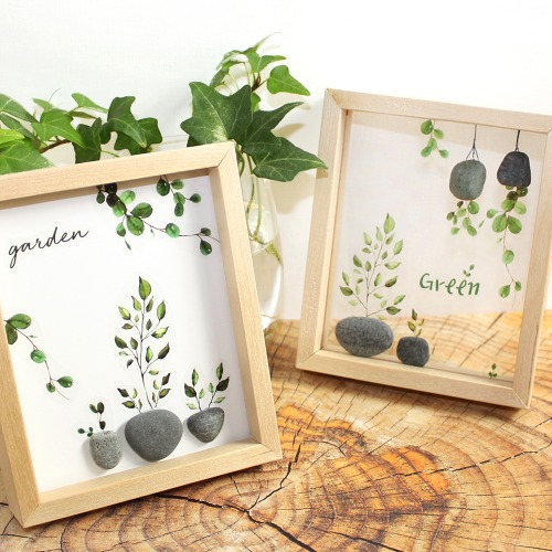 에코스톤투명감성액자만들기