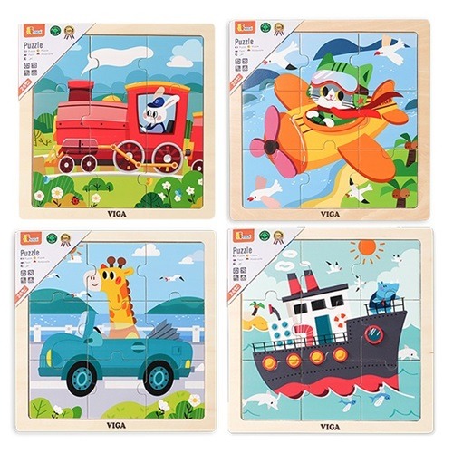 9피스직소퍼즐(교통4종)세트