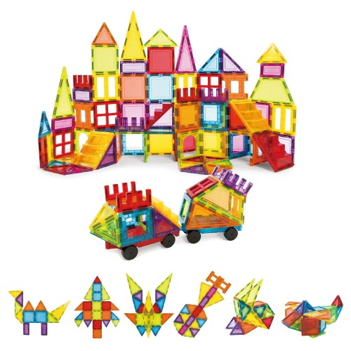 아이넷자석멀티도형교통블럭(186p)+보관함