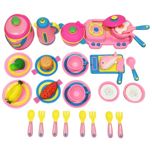 소프트로얄소꿉세트-핑크39p