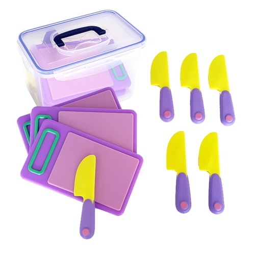 소프트도마소꿉세트9p(도마3/칼6)