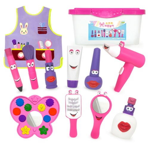 소프트핑크미용놀이11종(10종+미용복)
