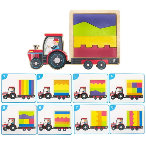 원목자동차패턴퍼즐(카드8장)