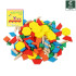 원목 패턴블록 124pcs(실속)+미니북