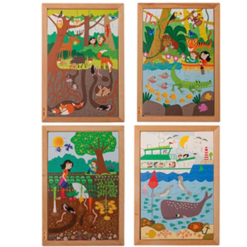 자연관찰생태환경퍼즐4종세트