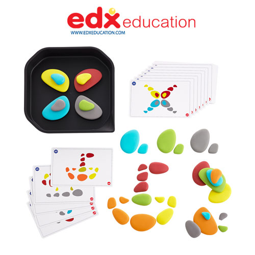 무지개조약돌에코트레이액티비티세트