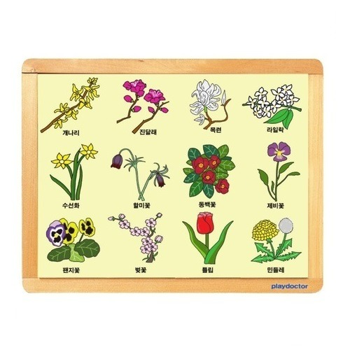 누리과정퍼즐봄의식물