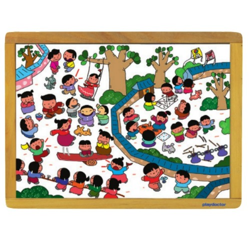 누리과정퍼즐우리나라전통놀이