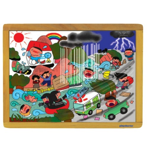 누리과정퍼즐여름날씨