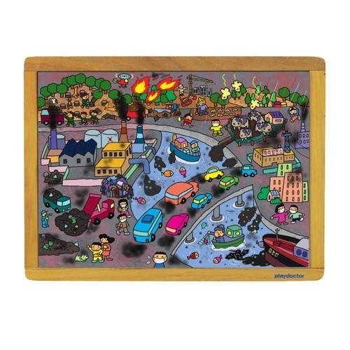 누리과정퍼즐지구가아파요