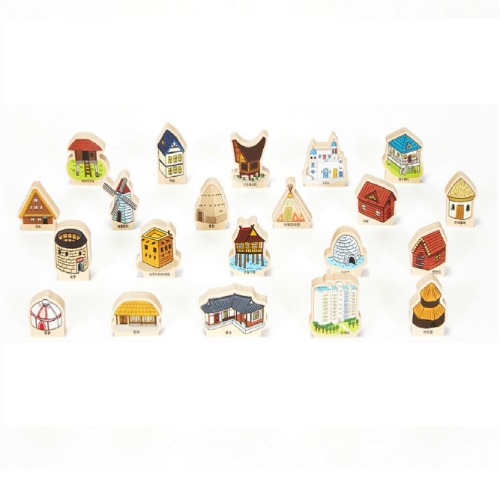 세계여러나라의집모형블록21