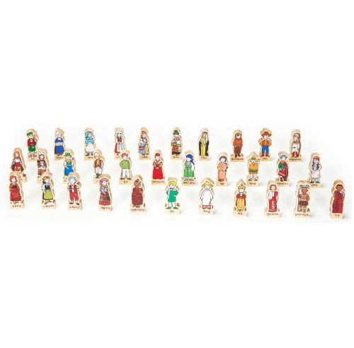 세계여러나라사람들모형블록32