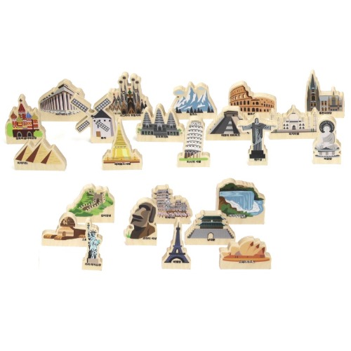 세계랜드마크모형블록24