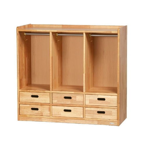 고무나무개방식옷장(6인용)