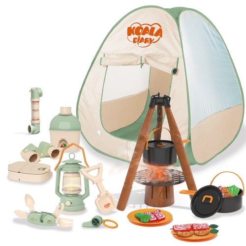 올리블리캠핑놀이세트그린(텐트포함)